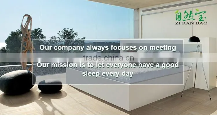 Euro top soft foam topper pocket spring mattress-ZRB 101