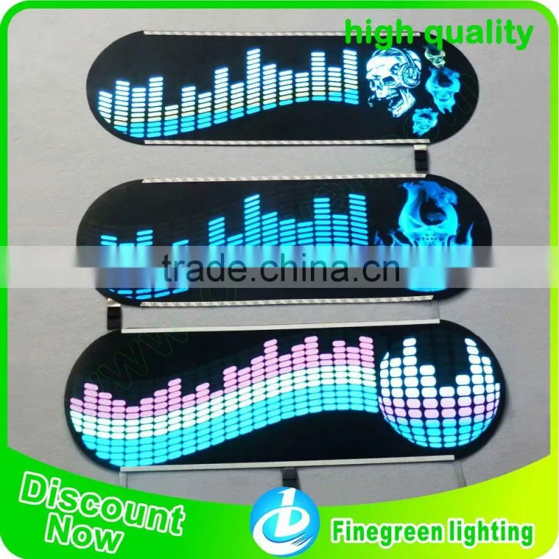 flashing el car boy sticker with incredible animation