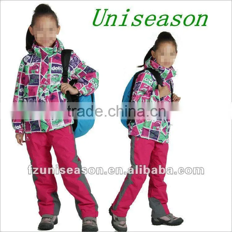 2013 Fashion Hoohie Girls Ski Jacket