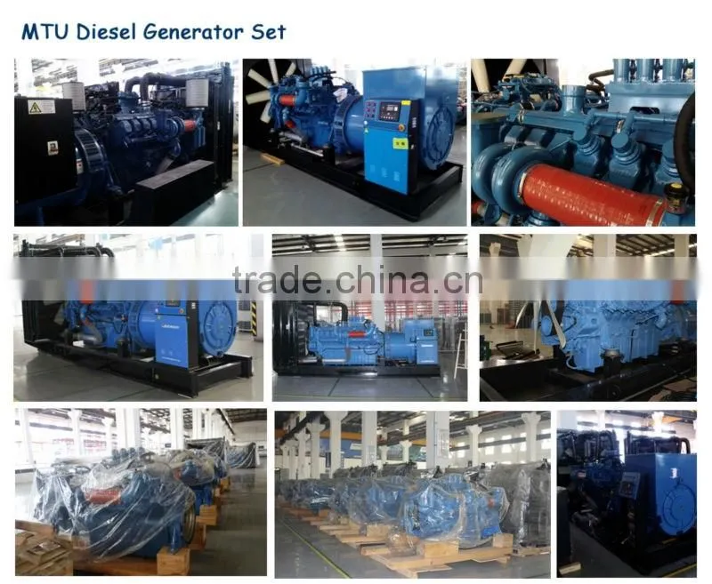 Hot! 1400 KVA/1120KW MTU diesel generator with Germany original 12V4000G23R MTU engine