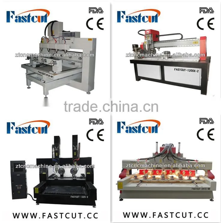 Fastcut-1200-2 Factory On Sale 4-axis wood cnc router