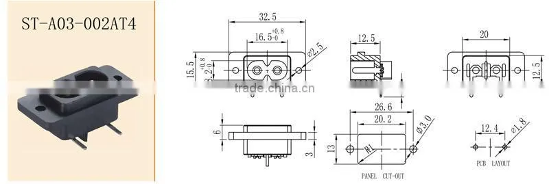 IEC8 AC INLET