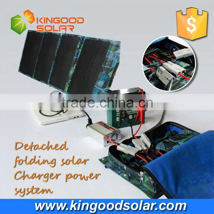 2016 New Products arriving 60watt Portable foldable solar panel charger for car