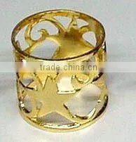 High quality Brass napkin rings