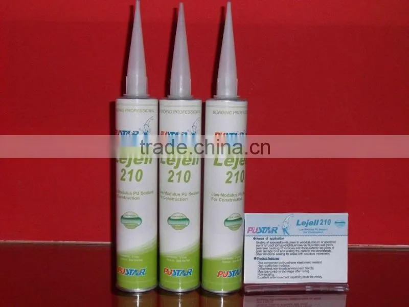 high performance polyurethane sealant low modulus PU sealant for construction PU paintable sealant Lejell 210