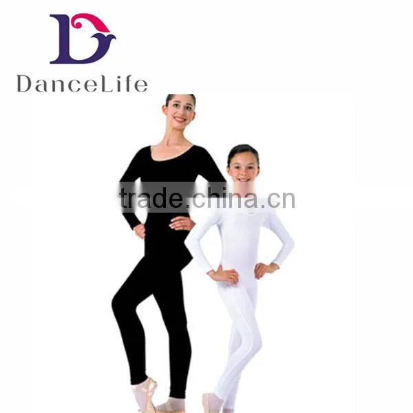 A2619 Adults ankle-length gymnastic & ballet dance unitards costumes, lady spandex unitards for sale