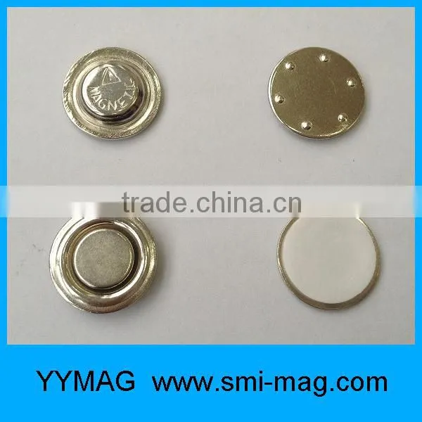 High quality 45x13x6mm reusable metal name badge holder