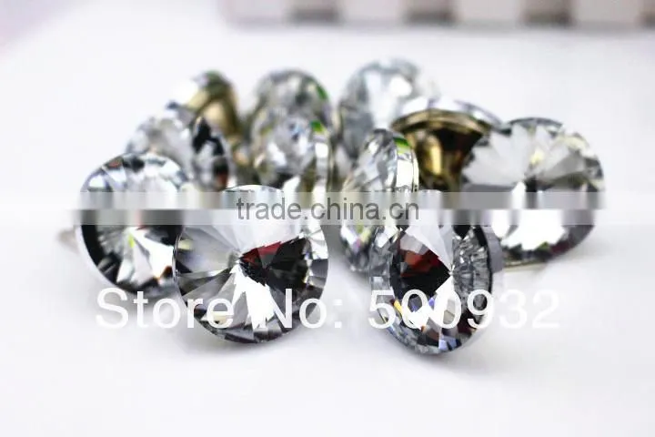 crystal sofa button with nail