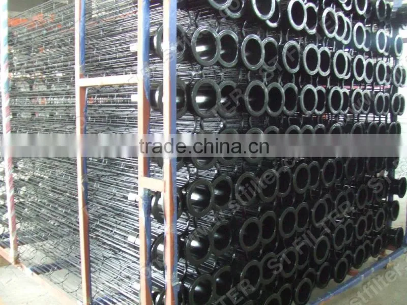 carbon steel cage for supporting filter,filter bag cage