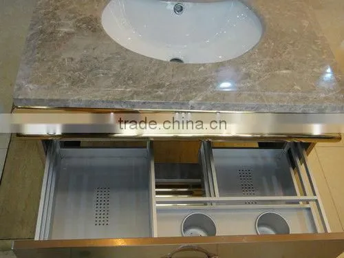 modern bathroom stainless steel bathroom vanity with legs F-001