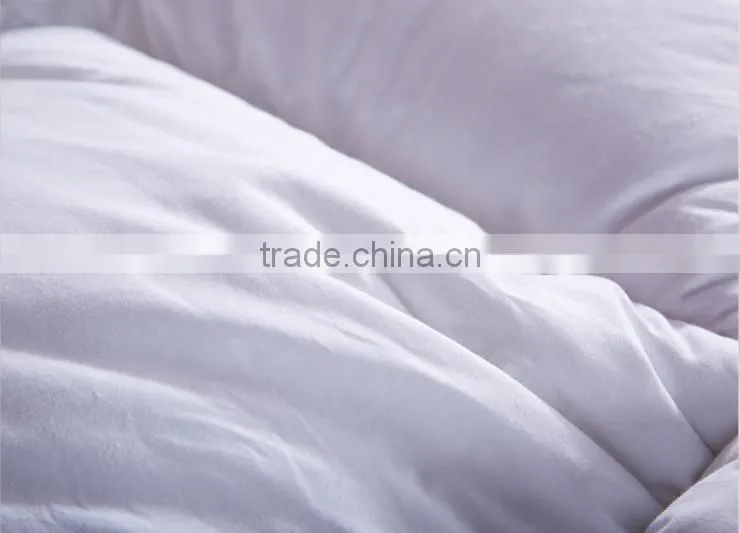Pure Cotton Fabric White Goose Down Mattress Topper