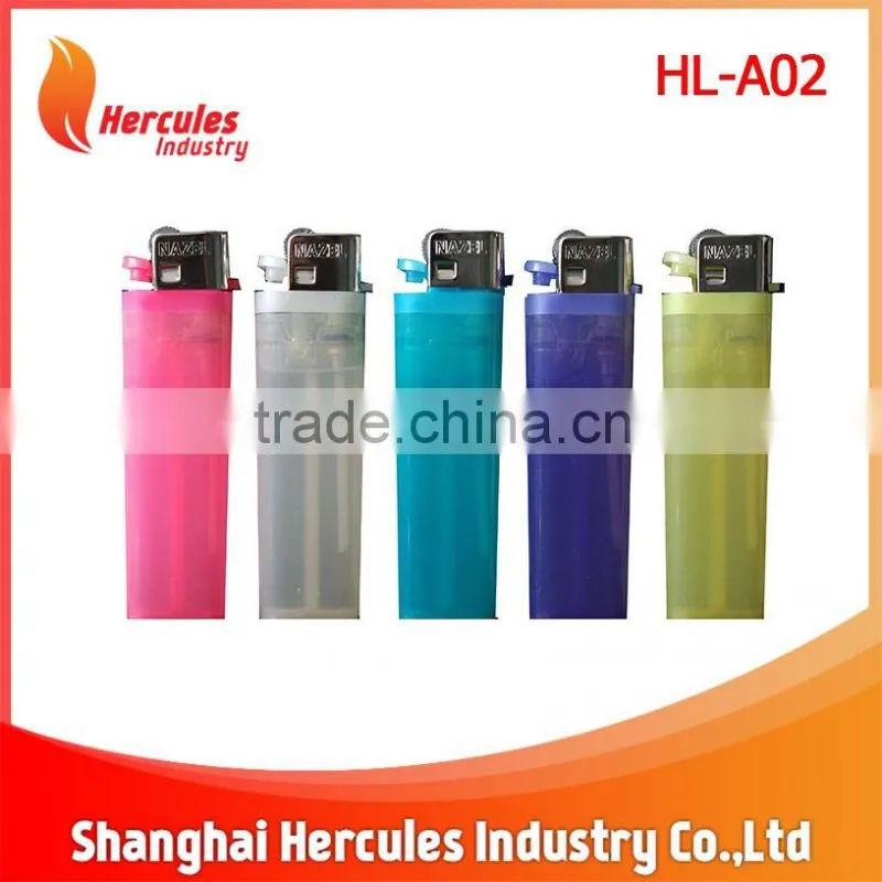 OEM factory plastic disposable lighters with logo HL-A02