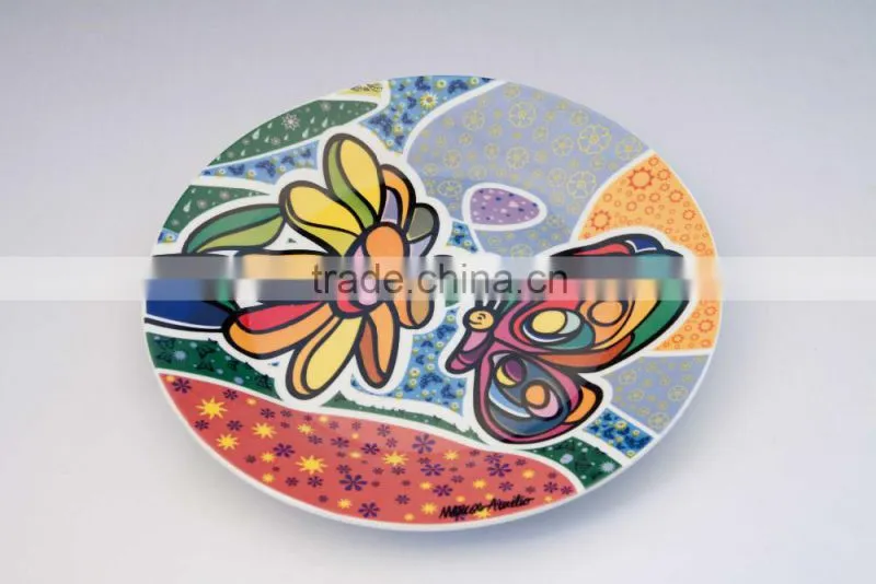 Christmas white porcelain dinner plate ceramic dinnerware plates