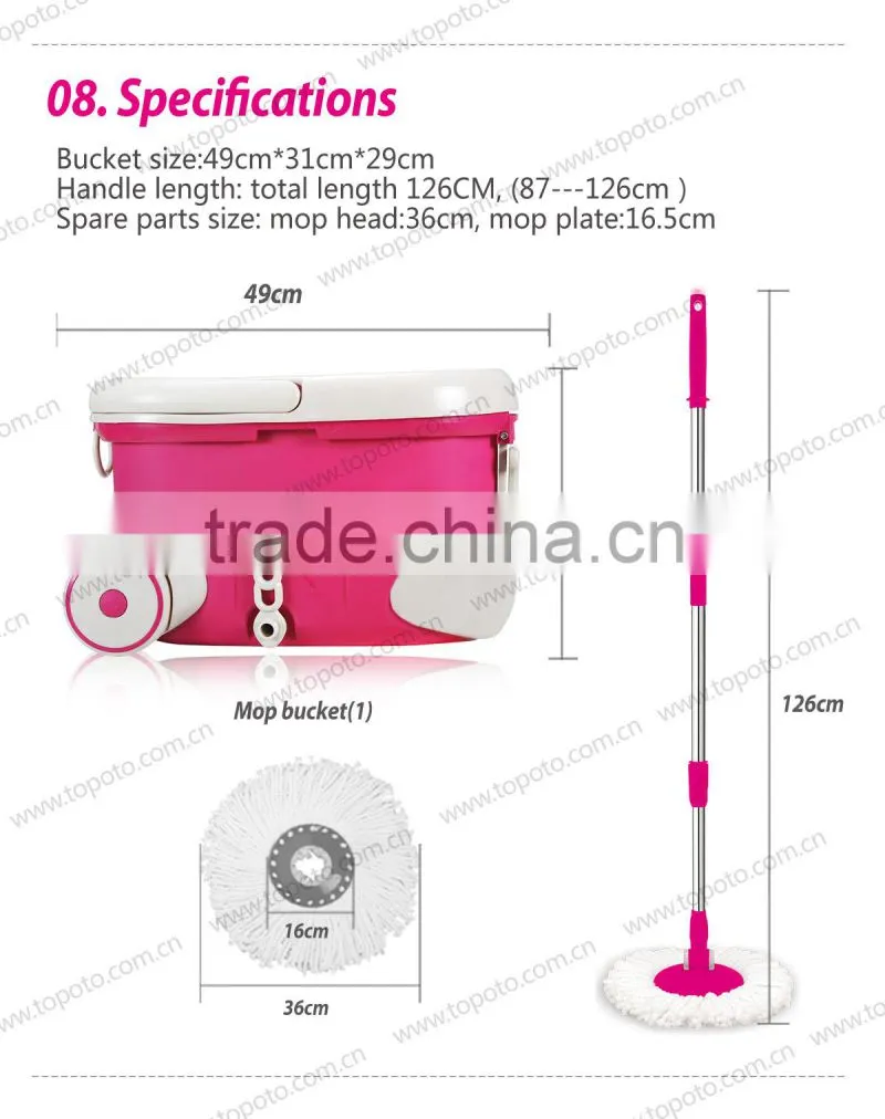 Hot sell 360 easy microfiber spin mop