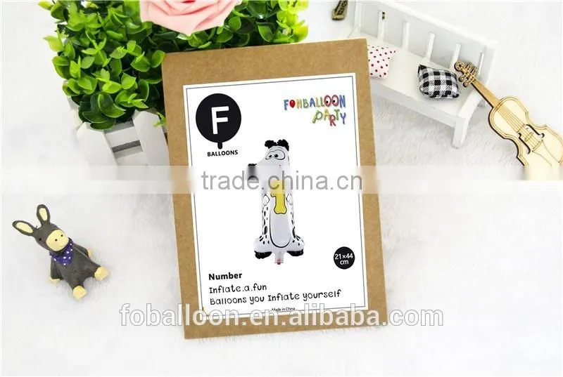 Hotsale Cheap inflatable alphabet shaped animal shaped helium letter foil balloon party decoration
