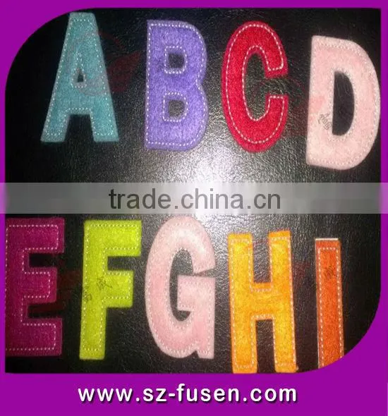 Self stick T-shirt magic tape letters