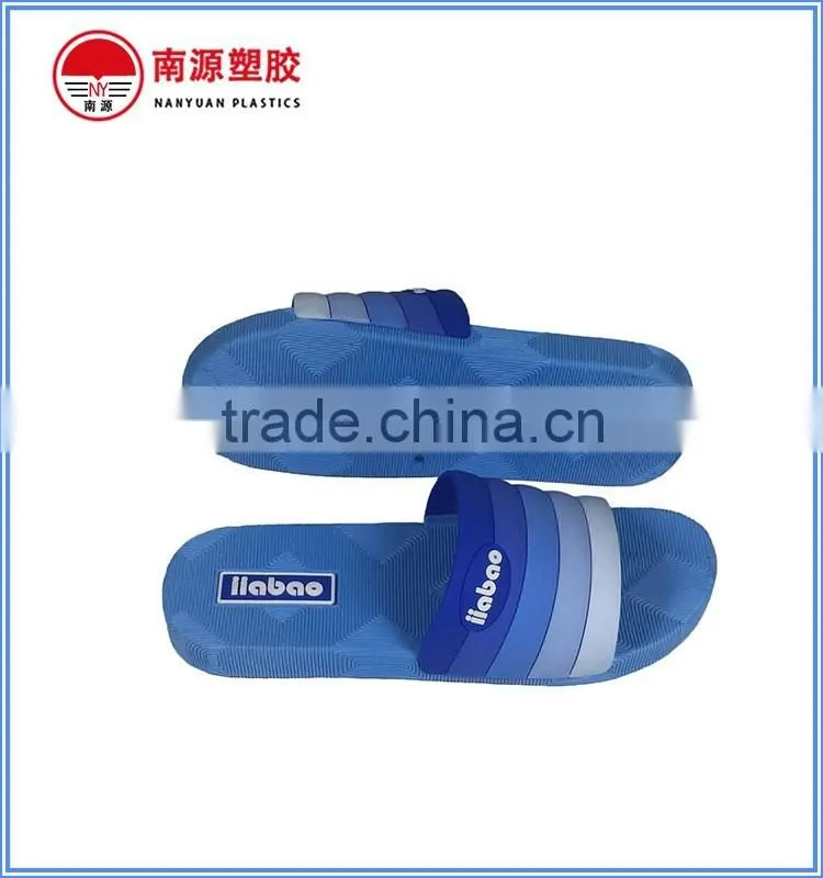 PVC rainbow strap fashion slipper for lady