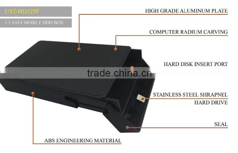 HIGH quality 3.5 mobile HDD box