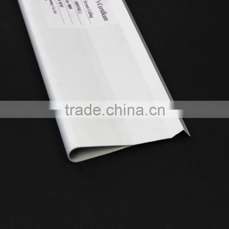 Height 110 Heat Transfer Modern Ceiling Design Aluminum Baffle Ceiling Panel Water Drip Ceiling Decoratiion