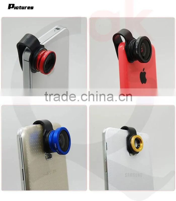 180 degree lens 0.67x wide angle lens fisheye lens macro lens