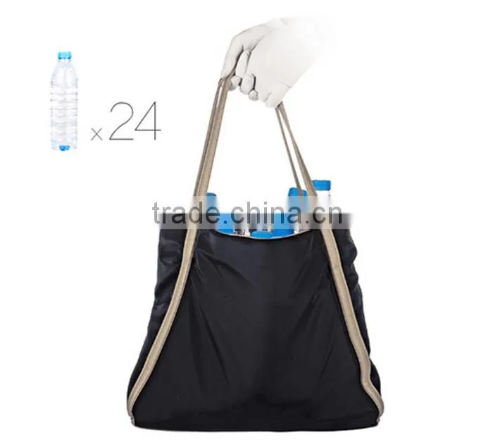 Custom NylonTote and Shoulder Portable Large Travel Shopping Bag for Women
