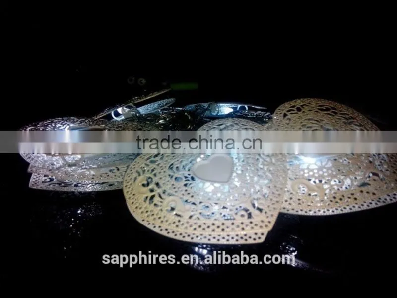 10L led battery heart shaped christmas light