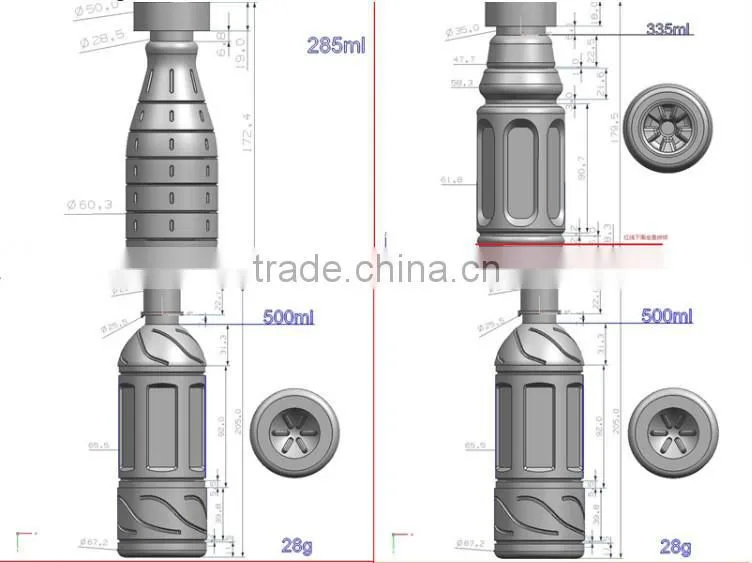 New design energy drink cans filling machine