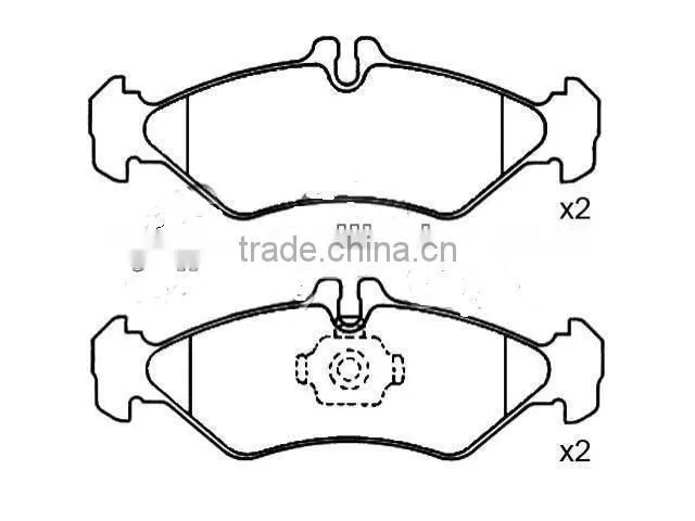 brake pad 002 420 38 20MER SPRINTER 2-T(901/902) rear