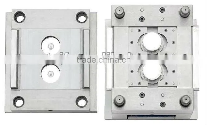 2 cavities plastic bottle cap mould for cap molding machine