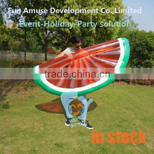 Water play equipment fruit watermelon pool float inflatable donut