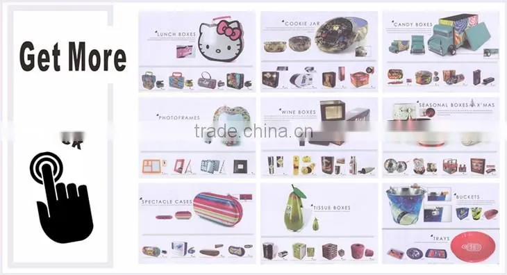 Wholesale food use packaging storage tin box packaging