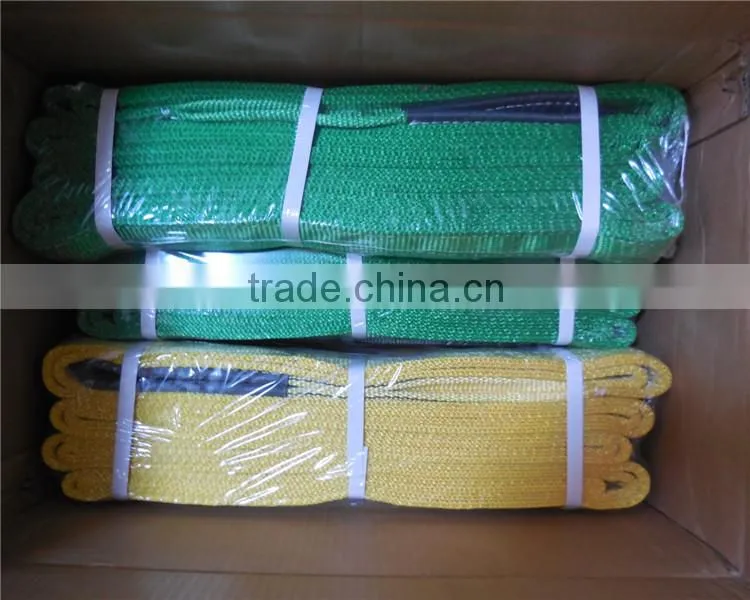 Eye-Eye 2t heavy duty custom weight web lifting belt sling