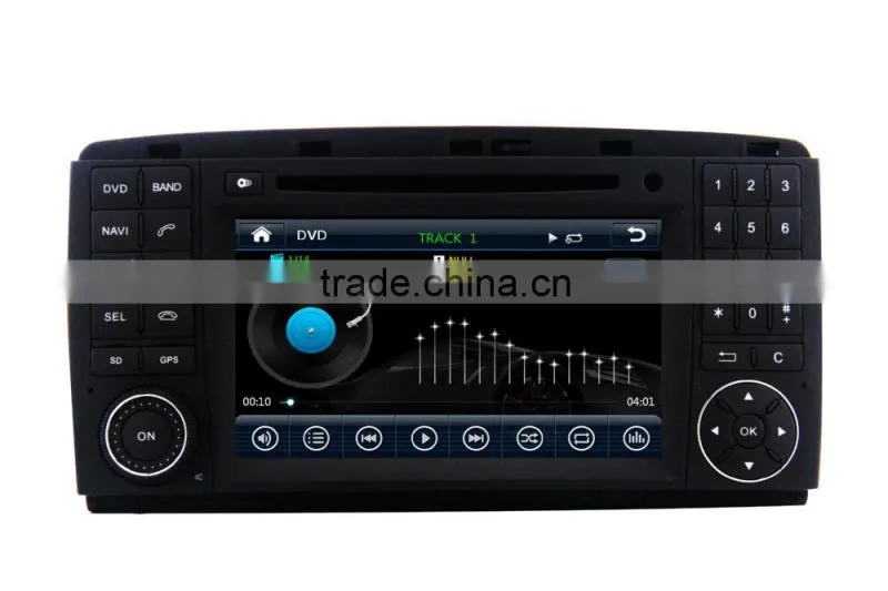 Shenzhen factory supply 2 din car dvd for BENZ NEW R300 with DVD,GPS,Radio,SWC,RDS,VDR,WIFI