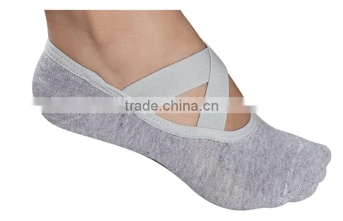 cotton ladies anti slip dance women yoga pilates socks