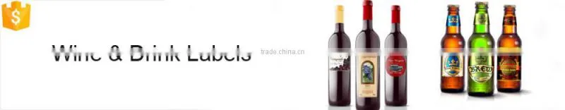 Wholesale Custom Logo Printed Drink Label