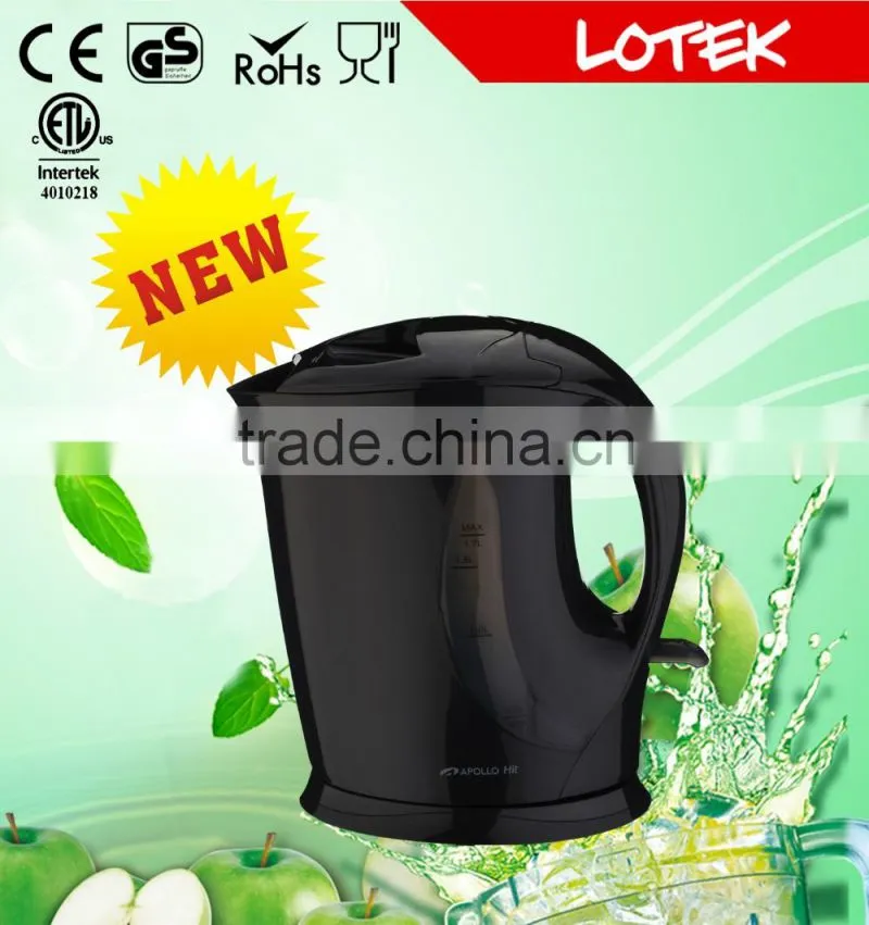 hot selling food grade material colorful plastic electric kettle