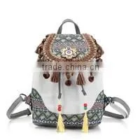Ladies Fantasy Bags Ethnic/BOHO style jacquard fabric Women Tote Bag Ladies bags Manufacturers