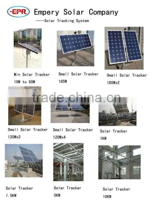 Solar PV GPS dual axis tracking 2.4KW (time control mode)