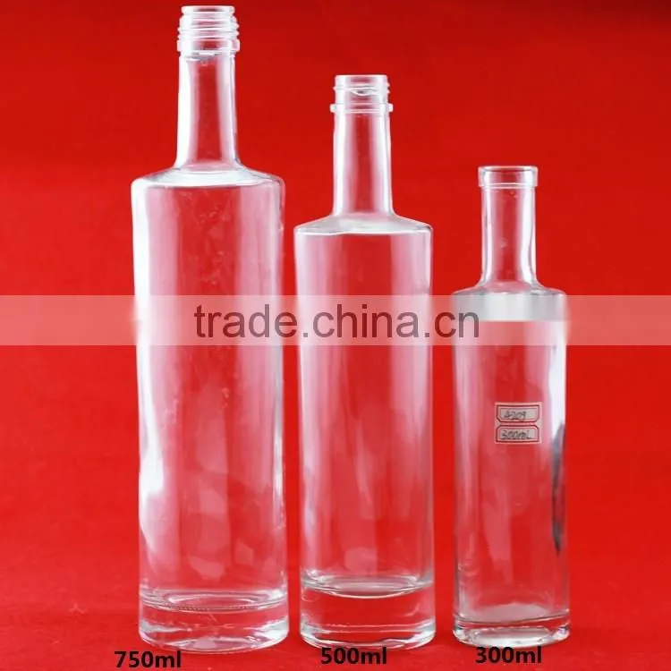 popularity cheap printing triangle shape bottles vodka liquor frosted bottle super flint spirit bottles