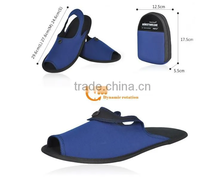 Authentic Business Portable Folding Travel Slippers Unisex Indoor Waterproof Material Slippers