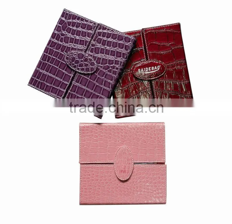 new style leather foldable cosmetic mirror