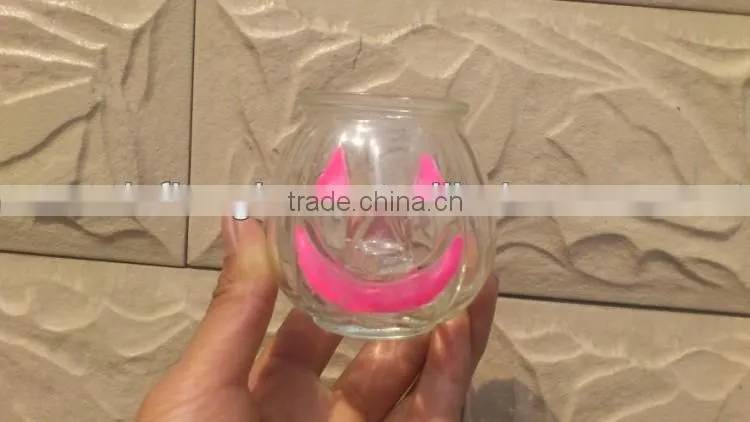 pumpkin shape wish glass bottle for gift