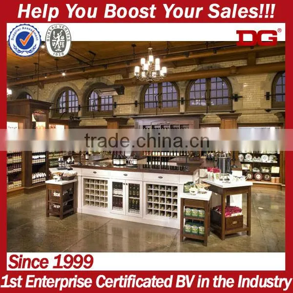 Luxury wine bottle holder wall cabinet wine barrel furniture