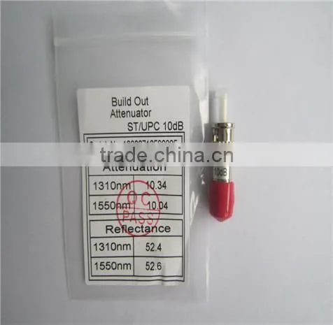 plug type st/upc fiber optical attenuator female to male
