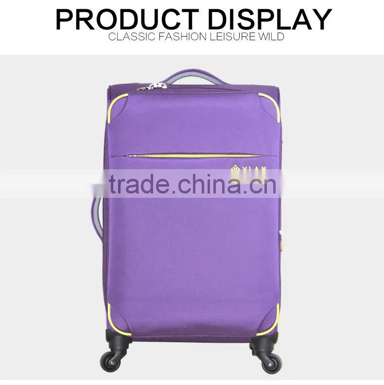 beautiful aluminum trolley handle luggage spinner luggage