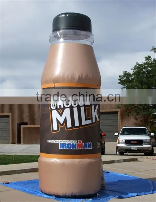 2015 giant Inflatable bottle (inflatable wine/ juice / water/ milk bottle) for advertising and promotion for sell