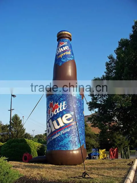 2015 giant Inflatable bottle (inflatable wine/ juice / water/ milk bottle) for advertising and promotion for sell