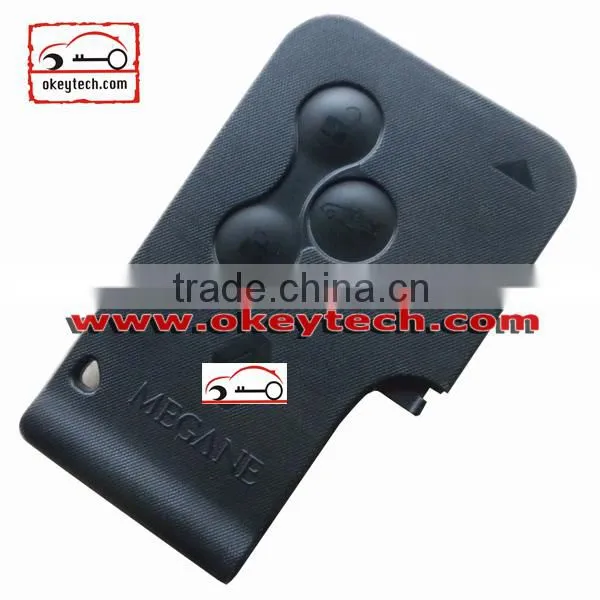 Okeytech key card Renault Megane 3 buttons smart key card renault megane key card for renaul key card renault