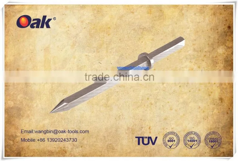 Non-Magnetic TC4 for aviation Titanium PNEUMATIC PUNCH (HEXAGON TYPE)