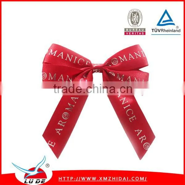 2015 customized bright color pre-made bow for Gift Wrapping Bow,ribbons and bows wholesale